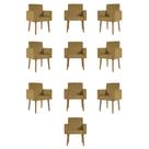 Kit 10 Cadeiras Poltronas Decorativa - Escritório - Recepção