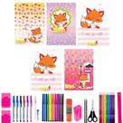 Kit 10 Caderno Brochurão Raposa Capa Dura 96 Folhas 40 Itens