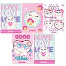 Kit 10 Caderno Gata Marie Tam Grande Brochurão Capa Dura