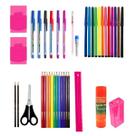 Kit 10 Cadernos Gata Marie Grande A4 Capa Dura 40 Materiais