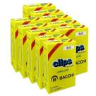Kit 10 Caixa c/25 clips galvanizados 8/0 clipes papel bacchi