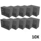 Kit 10 Caixa De Luz 4x4 Embutir Cinza Tuboline