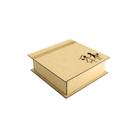 Kit 10 Caixa Quadrada Tampa Dobravel Casal Noivos 10x10x5 Laser Mdf Madeira