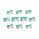 Kit 10 Caixas Álcool Swab 70 Saches Lenço Umedecido Com 100 Unidades Cada Uniqmed