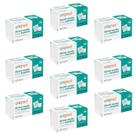 Kit 10 Caixas Álcool Swab 70 Saches Lenço Umedecido Com 100 Unidades Cada Uniqmed