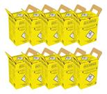 Kit 10 Caixas Coletoras Para Material Perfurocortante 3l Descarpack