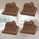 Kit 10 Caixas com 120 Peças Cantoneira Externa Pvc 25x25mm com Engate Rápido Permatti