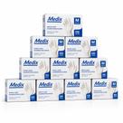 kit 10 caixas de luvas latex c 100 tamanho M medix