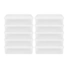 Kit 10 Caixas Herméticas Plásticas Empilháveis 3,5l Transparente Kit 10 Caixas Herméticas Plásticas Empilháveis 3,5l Transparente