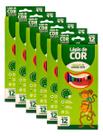 Kit 10 Caixas Lápis De Cor 12 Cores Grande Leo Eco Atacado Kit 10 Caixas Lápis De Cor 12 Cores Grande Leo Eco Atacado