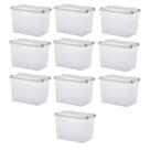 Kit 10 Caixas Organizadoras Pratic Box 41x29x25Cm 20Lts