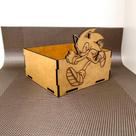 Kit 10 caixinha MDF 12x12cm Lembrancinha Sonic