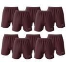 Kit 10 Calção Shorts Treino Futebol Esporte Academia Adulto