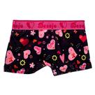 kit 10 calcinha boxer infantil menina shortinho box de microfibra com cós grosso