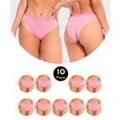 Kit 10 Calcinha Cotton Confort Algodão Tanga Básica Feminina Conforto IVY Kit 10 Calcinha Cotton Confort Algodão Tanga Básica Feminina Conforto IVY