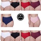 Kit 10 Calcinha Plus Size cós alto confortável revenda 46 ao 54 - c2 KIT 10 HOT PANT