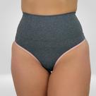 Kit 10 Calcinhas Feminina Fitness Fio Duplo Compressão Modelagem Segura Lingerie Cós Alto Conforto