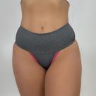 Kit 10 Calcinhas Fitness Lingerie Cós Alto