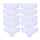 Kit 10 Calcinhas Infantil Criança Algodão Cotton Kids