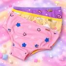 Kit 10 calcinhas infantil feminina menina suede estampado canelado forro algodão confortável P ao GG Kit 10 calcinhas infantil feminina menina suede estampado canelado forro algodão confortável P ao GG