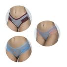 Kit 10 Calcinhas Lingerie Lisa Feminina Algodão Conforto