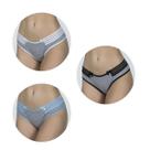 Kit 10 Calcinhas Mescla Algodão Lingerie Conforto Tanga Laço Kit 10 Calcinhas Mescla Algodão Lingerie Conforto Tanga Laço