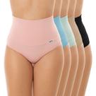 Kit 10 Calcinhas Modeladoras Femininas Cós Alto 15cm Compressão Pós Parto Sustentação