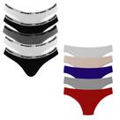 Kit 10 Calcinhas Tanga de Algodão Vários Modelos