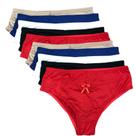 Kit 10 Calcinhas Tanga Em Microfibra Lisa Adulto