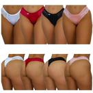 Kit 10 Calcinhas tanga fio poliéster Maravilha laterais de renda feminina Kit 10 Calcinhas tanga fio poliéster Maravilha laterais de renda feminina