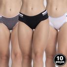 Kit 10 Calcinhas Vekyo Lingerie Elástico Alta Qualidade Mescla