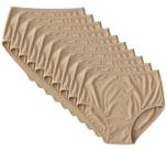 Kit 10 Calçolas Microfibra Feminina Senhora