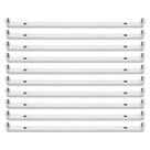 Kit 10 Calhas Tubo Led 1.2m Arcostar