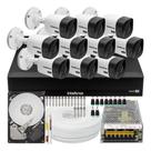 Kit 10 Camera de Segurança Intelbras Alta Resolução 1120 Vhl Hd Dvr 16 Canais 1116c