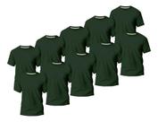 Kit 10 Camiseta Básica Masculina Atacado Lisas
