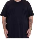 Kit 10 Camisetas Conforto Plus Size Preto - Abafarto Kit 10 Camisetas Conforto Plus Size Preto - Abafarto
