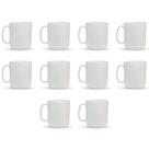 Kit 10 Canecas 400ml de Plástico Para Festas Crianças Merenda Cantina Escola Creche Colorida