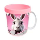 Kit 10 Canecas Acrílicas 350ml Fazendinha Burro Charmoso