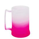 KIT 10 CANECAS CHOPP ACRÍLICO JATEADO DEGRADÊ 500ml PERSONALIZAÇÃO INDIVIDUAL