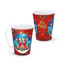 Kit 10 Canecas de Natal Lembrancinhas Plástico Decoração Presente Enfeite