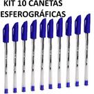 Kit 10 caneta esferográfica simples jocar office ponta 1.0mm Kit 10 caneta esferográfica simples jocar office ponta 1.0mm