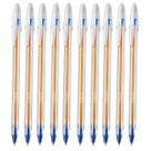 Kit 10 canetas bic cristal azul ponta fina original