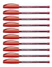 Kit 10 Canetas Esferografica Faber Castell Trilux Medium 1.0