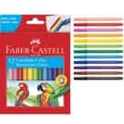 Kit 10 Canetinhas Hidrográficas Faber-Castell Com 12 Cores Volta As Aulas Kit 10 Canetinhas Hidrográficas Faber-Castell Com 12 Cores Volta As Aulas