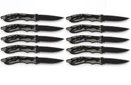 Kit 10 Canivetes Xingu Xv2929 - Cabo Metal Camuflado Cinza