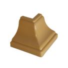 Kit 10 Canto Externo Cerejeira Para Moldura Forro Rodaforro Meia cana Pvc
