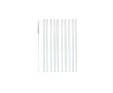 Kit 10 Canudos de Vidro Drink 15cm + Escova de Limpeza