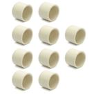 Kit 10 Cap 22mm Tampão Tubo Cano Cpvc Água Quente Conector Kit 10 Cap 22mm Tampão Tubo Cano Cpvc Água Quente Conector