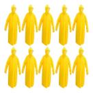 Kit 10 Capa De Chuva Impermeável Pvc Forrado C/capuz