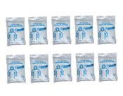 KIT 10 Capa de Chuva Transparente C/Capuz S/Elástico no Punho - PREVEMAX
